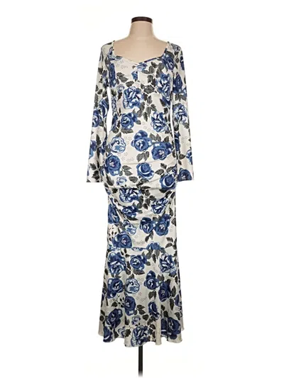 Pre-owned Unbranded Casual Dress In Blue