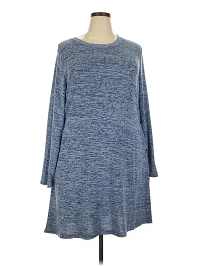 Pre-owned Unbranded Casual Dress In Blue