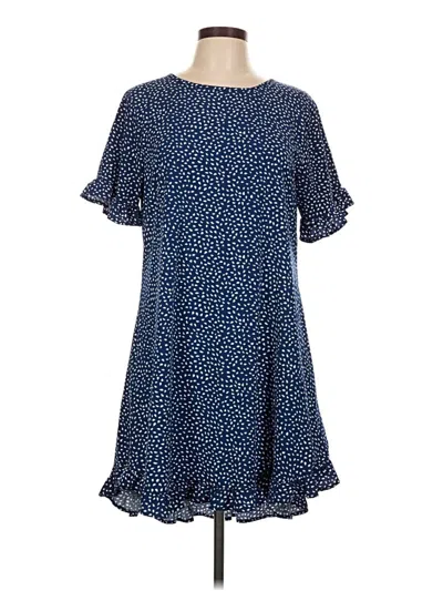 Pre-owned Unbranded Casual Dress In Blue
