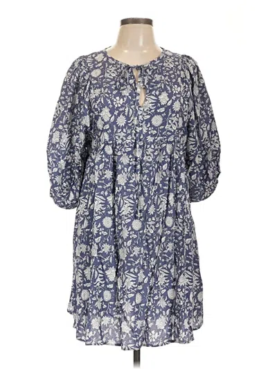 Pre-owned Unbranded Casual Dress In Blue