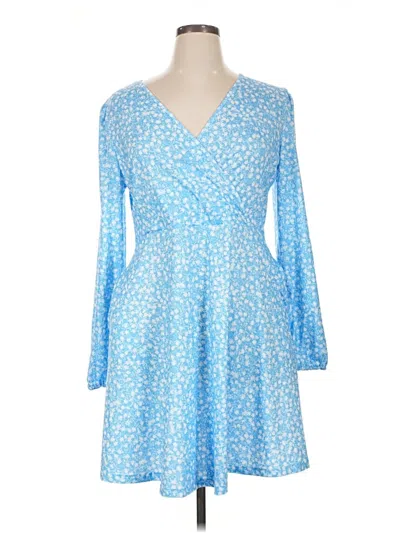 Pre-owned Unbranded Casual Dress In Blue