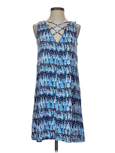 Pre-owned Unbranded Casual Dress In Blue