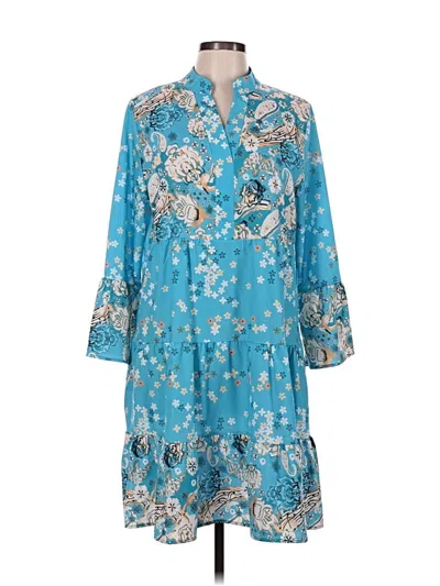 Pre-owned Unbranded Casual Dress In Blue
