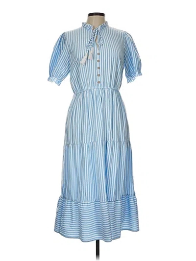 Pre-owned Unbranded Casual Dress In Blue