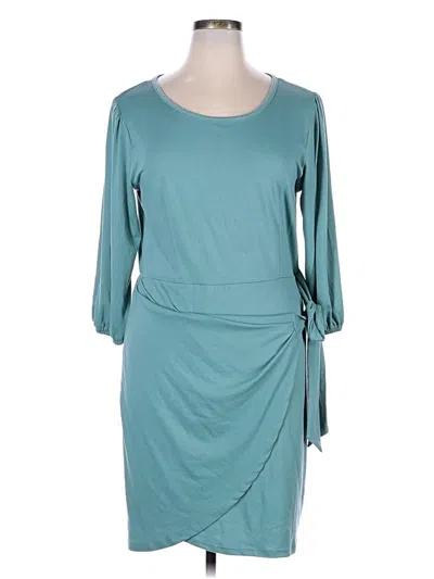 Pre-owned Unbranded Casual Dress In Blue
