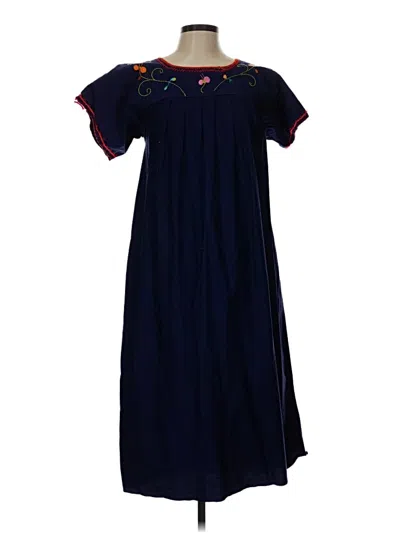 Pre-owned Unbranded Casual Dress In Blue