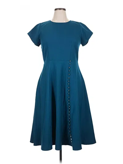 Pre-owned Unbranded Casual Dress In Blue