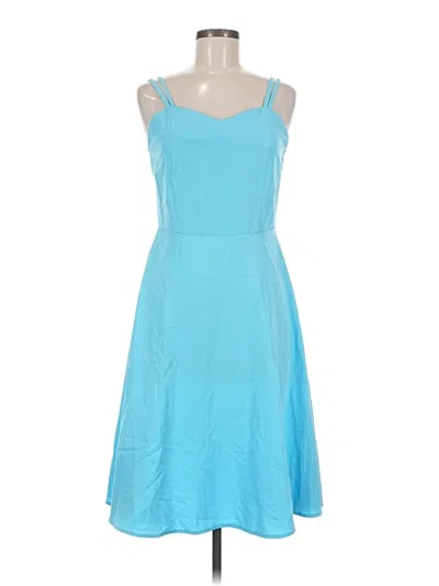 Pre-owned Unbranded Casual Dress In Blue