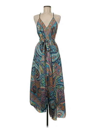 Pre-owned Unbranded Casual Dress In Blue