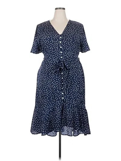 Pre-owned Unbranded Casual Dress In Blue