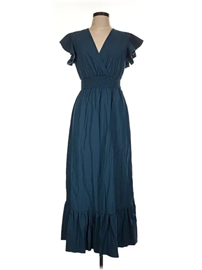 Pre-owned Unbranded Casual Dress In Blue
