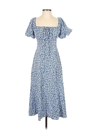 Pre-owned Unbranded Casual Dress In Blue