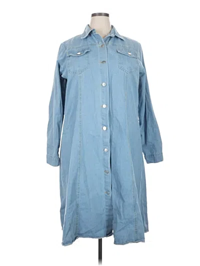Pre-owned Unbranded Casual Dress In Blue
