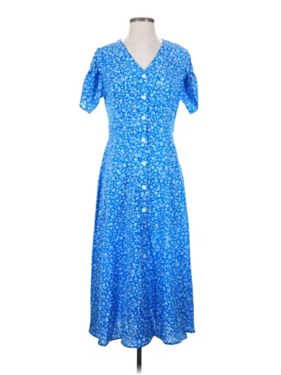 Pre-owned Unbranded Casual Dress In Blue