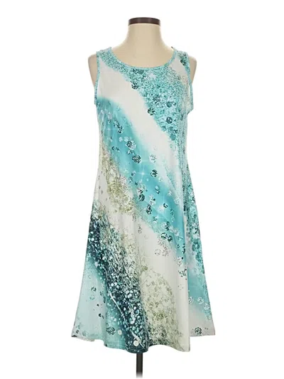 Pre-owned Unbranded Casual Dress In Blue