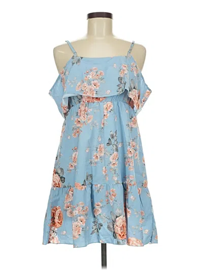 Pre-owned Unbranded Casual Dress In Blue