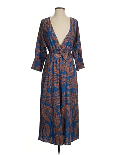Pre-owned Unbranded Casual Dress In Blue