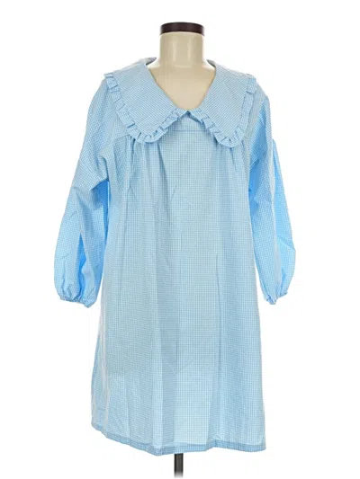 Pre-owned Unbranded Casual Dress In Blue