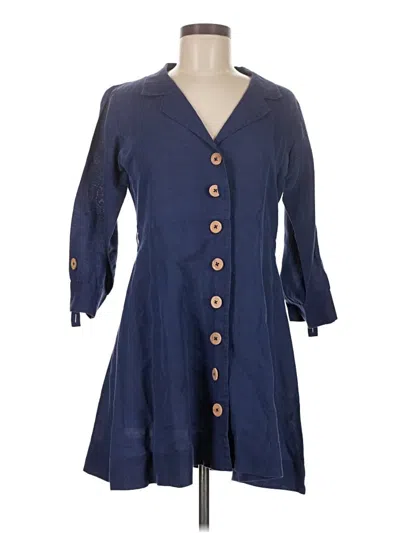 Pre-owned Unbranded Casual Dress In Blue