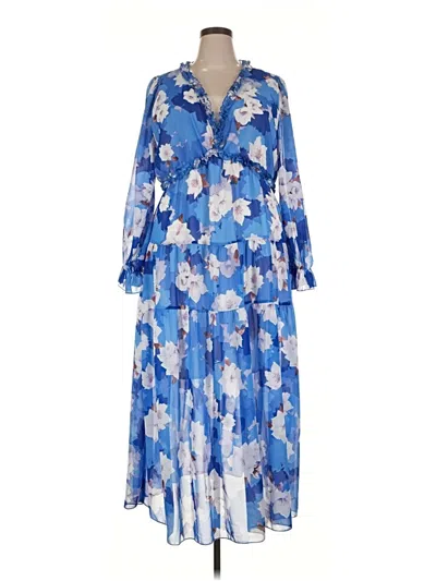 Pre-owned Unbranded Casual Dress In Blue