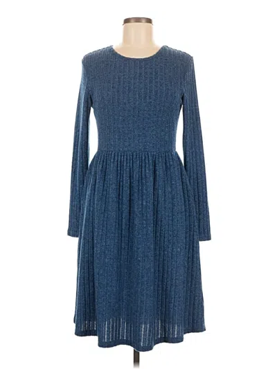 Pre-owned Unbranded Casual Dress In Blue