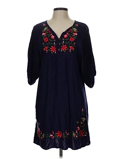 Pre-owned Unbranded Casual Dress In Blue