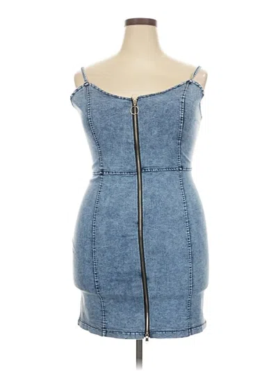 Pre-owned Unbranded Casual Dress In Blue