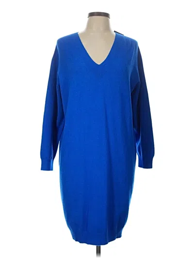 Pre-owned Unbranded Casual Dress In Blue