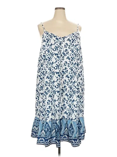 Pre-owned Unbranded Casual Dress In Blue