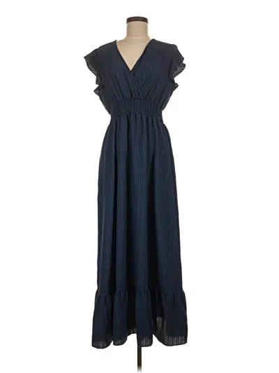 Pre-owned Unbranded Casual Dress In Blue