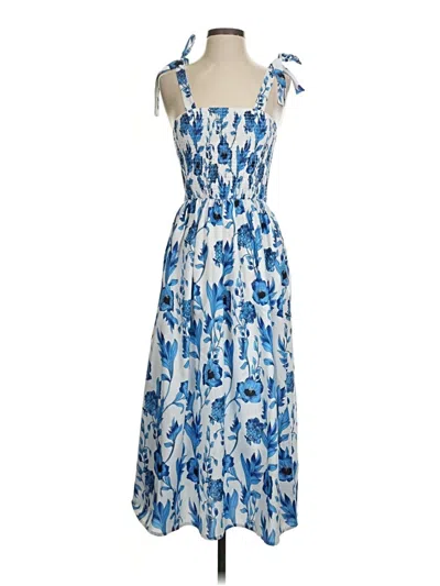Pre-owned Unbranded Casual Dress In Blue
