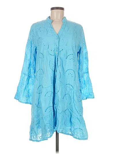 Pre-owned Unbranded Casual Dress In Blue