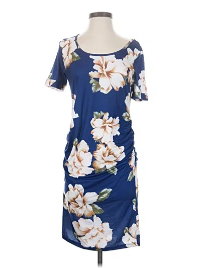 Pre-owned Unbranded Casual Dress In Blue