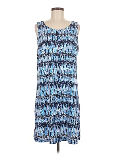 Pre-owned Unbranded Casual Dress In Blue