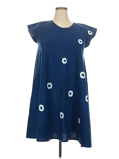 Pre-owned Unbranded Casual Dress In Blue