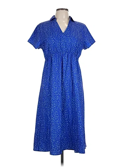 Pre-owned Unbranded Casual Dress In Blue