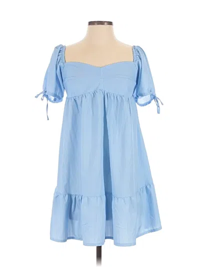 Pre-owned Unbranded Casual Dress In Blue