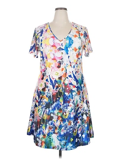 Pre-owned Unbranded Casual Dress In Blue
