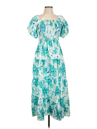 Pre-owned Unbranded Casual Dress In Blue