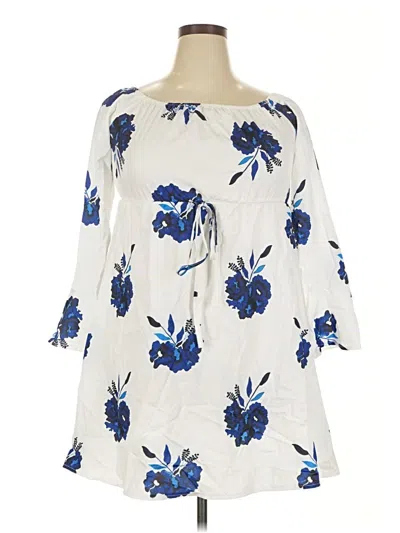 Pre-owned Unbranded Casual Dress In Blue