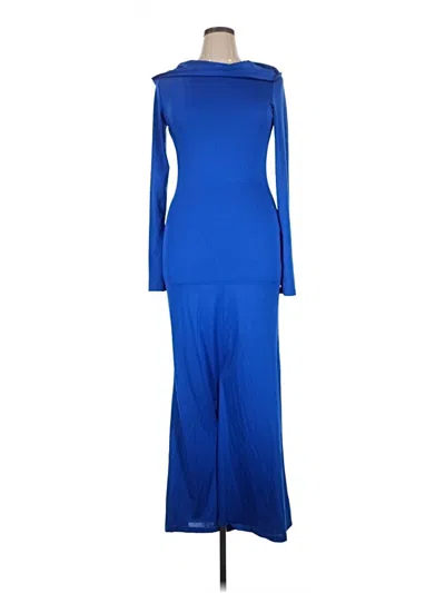 Pre-owned Unbranded Casual Dress In Blue