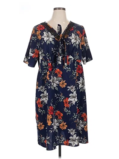 Pre-owned Unbranded Casual Dress In Blue