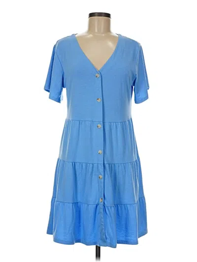 Pre-owned Unbranded Casual Dress In Blue