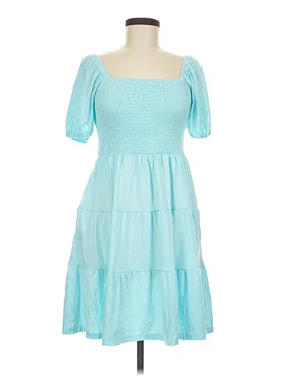 Pre-owned Unbranded Casual Dress In Blue