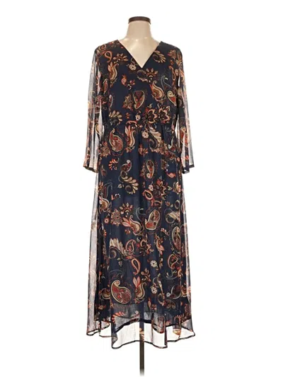 Pre-owned Unbranded Casual Dress In Blue