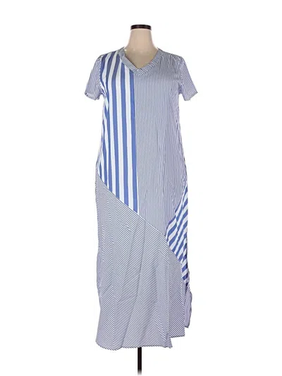 Pre-owned Unbranded Casual Dress In Blue