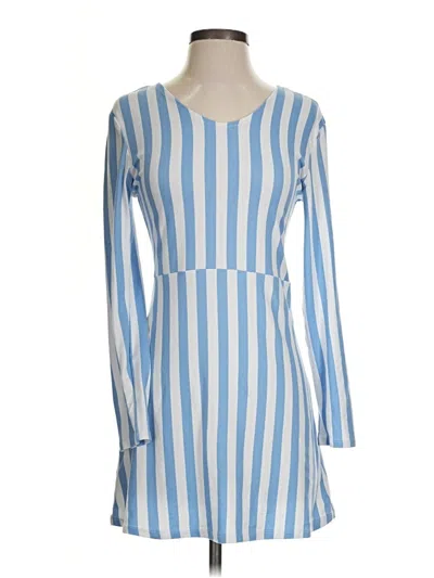 Pre-owned Unbranded Casual Dress In Blue