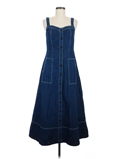 Pre-owned Unbranded Casual Dress In Blue