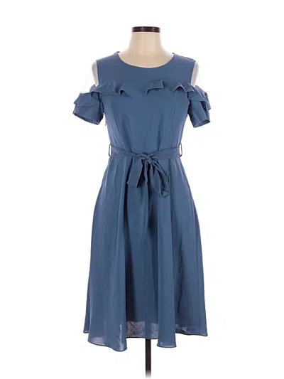 Pre-owned Unbranded Casual Dress In Blue