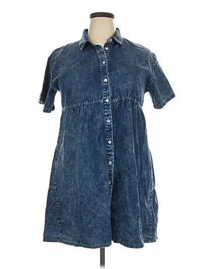Pre-owned Unbranded Casual Dress In Blue